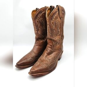 Nocona LD2732 Ladies Lagacy Western Boot with Tan Vintage Destresse Size 10